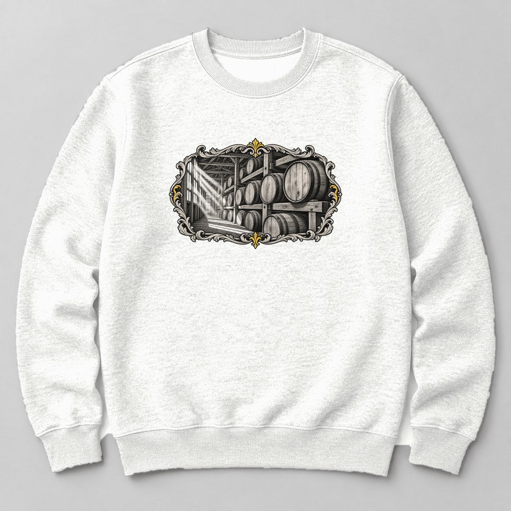Bourbon Barrels Sweatshirt in White