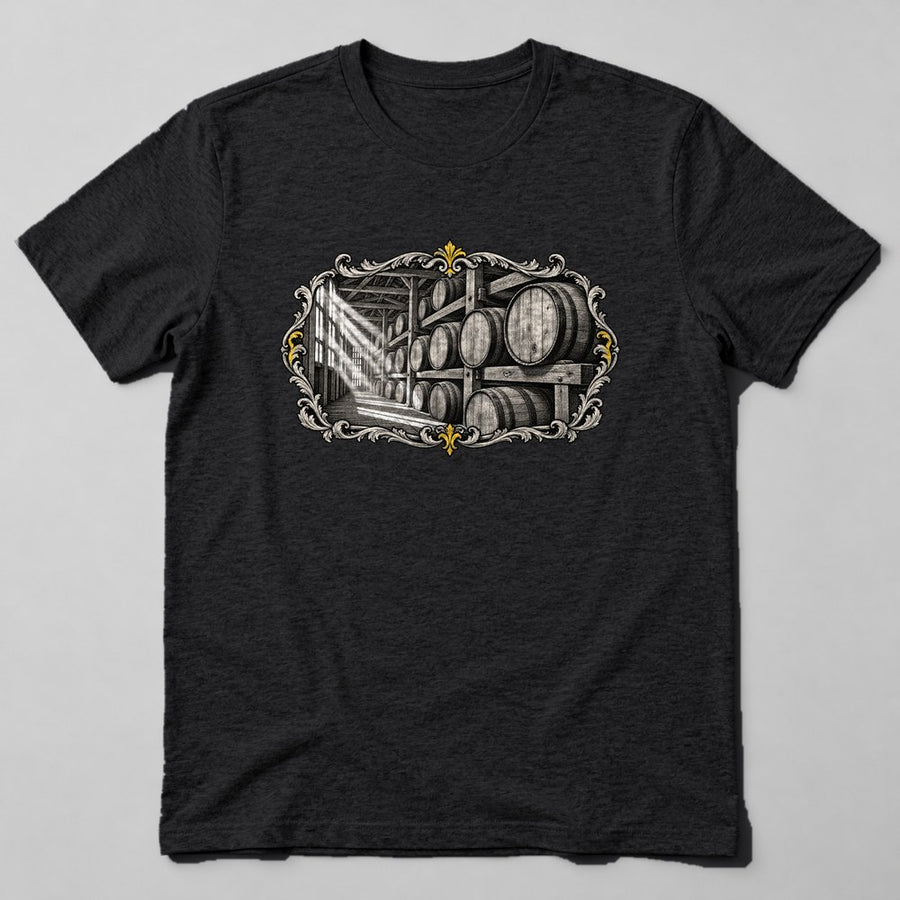 Bourbon Barrels T-Shirt in Black