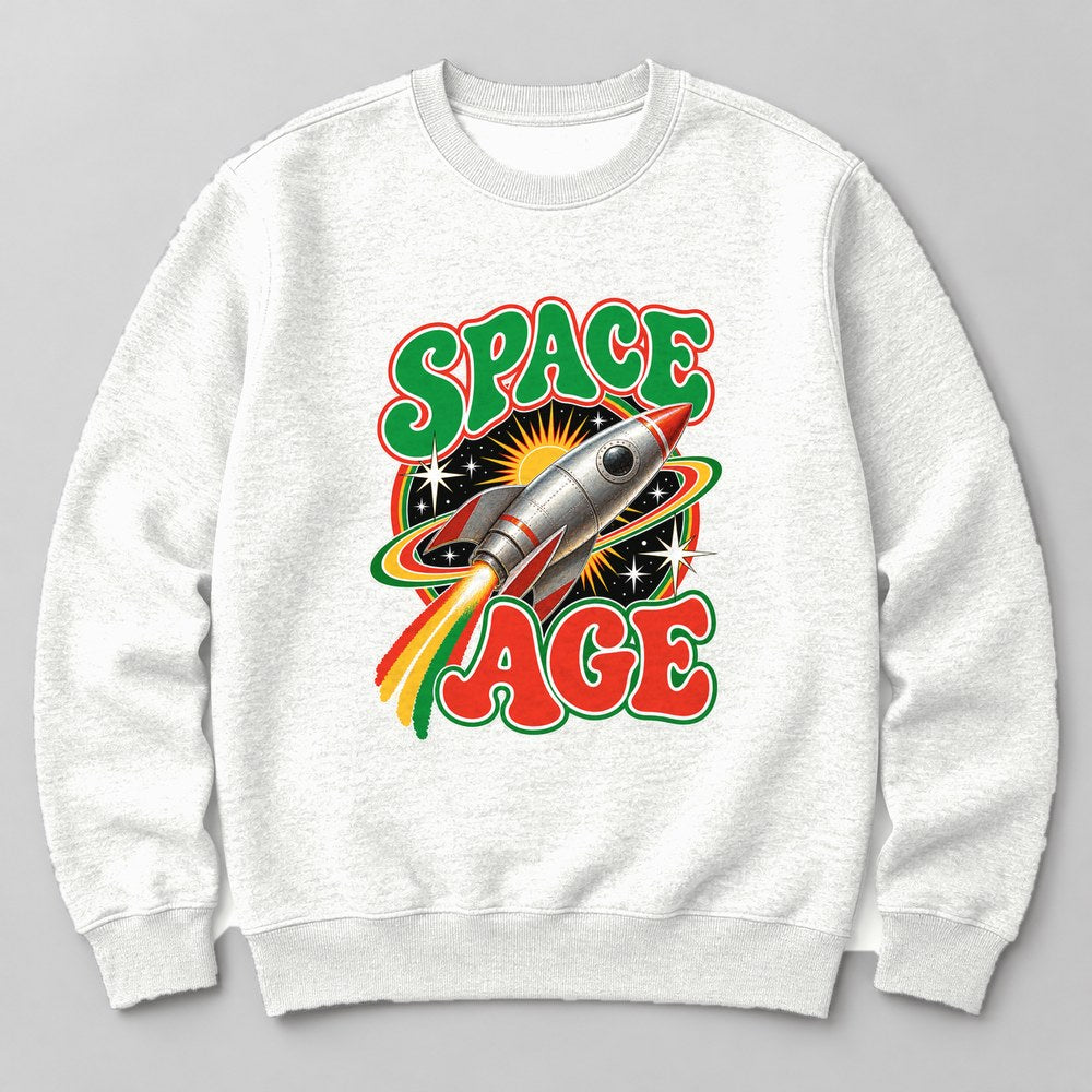 Space Age Sweatshirt in White