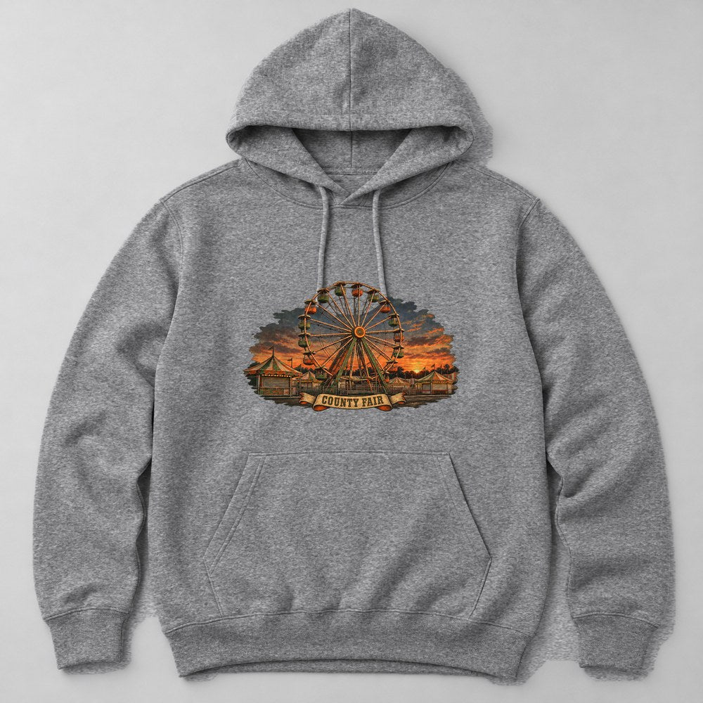 County Fair Hoodie in Heather Grey