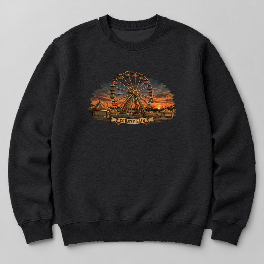 County Fair Sweatshirt in Black
