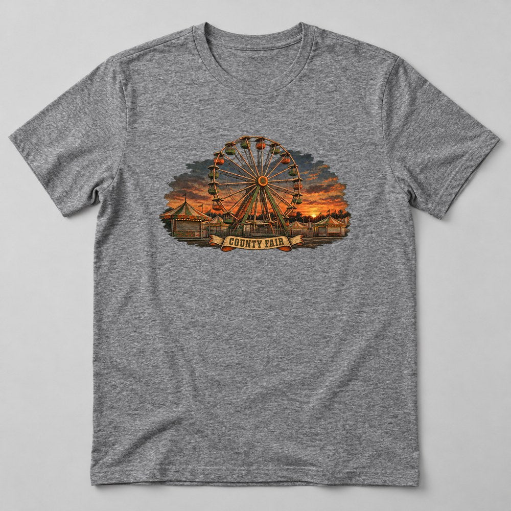 County Fair T-Shirt in Heather Grey