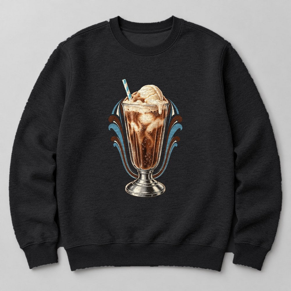Soda Fountain Sweatshirt in Black