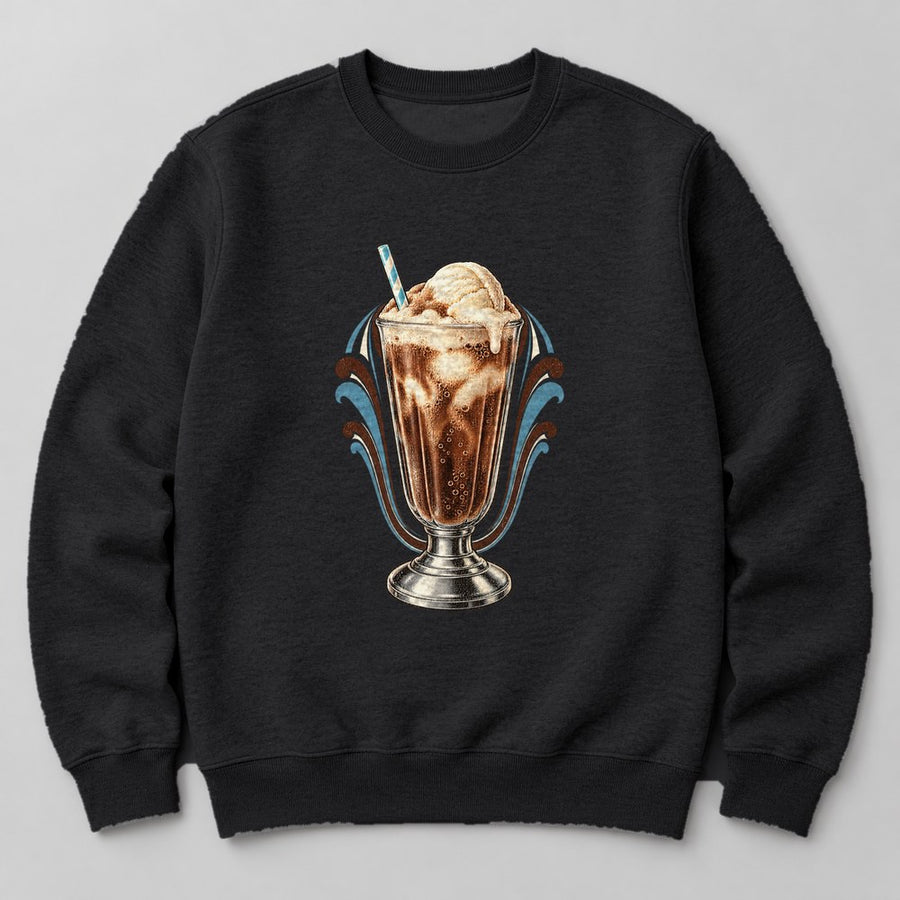 Soda Fountain Sweatshirt in Black
