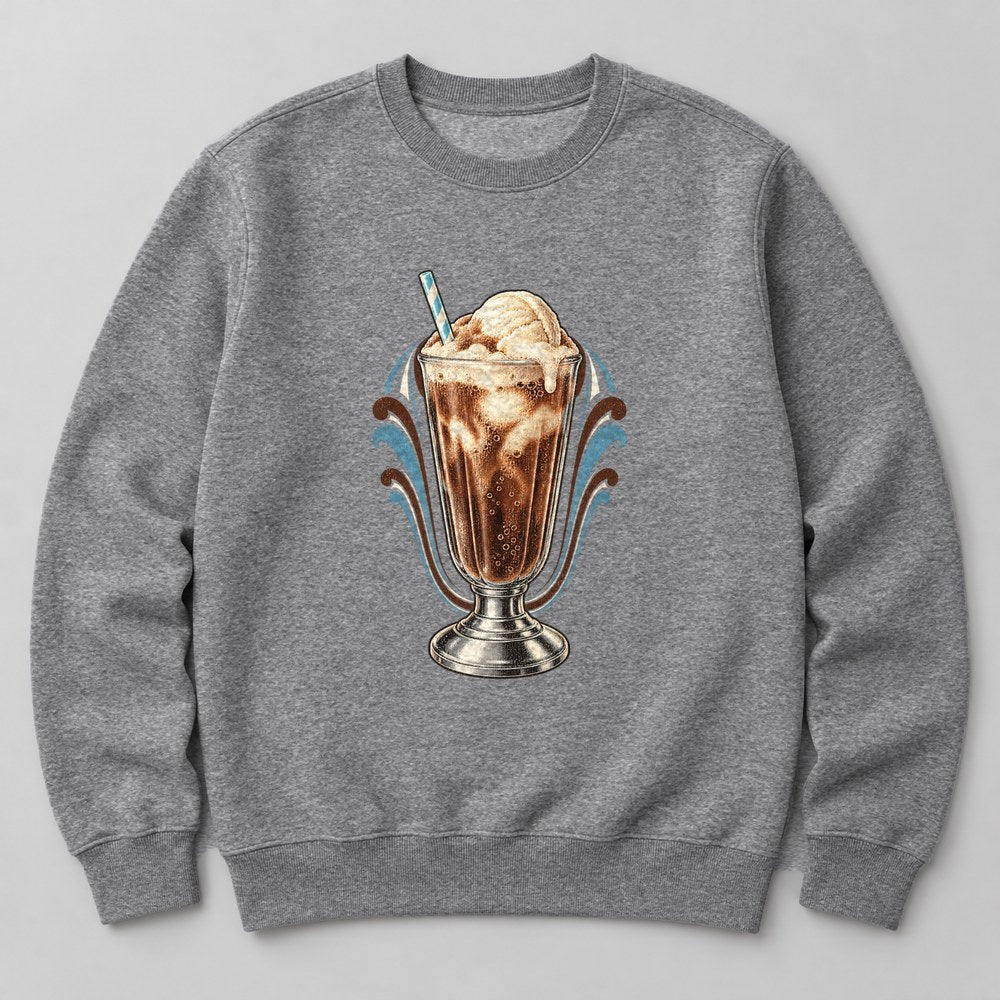 Soda Fountain Sweatshirt in Heather Grey