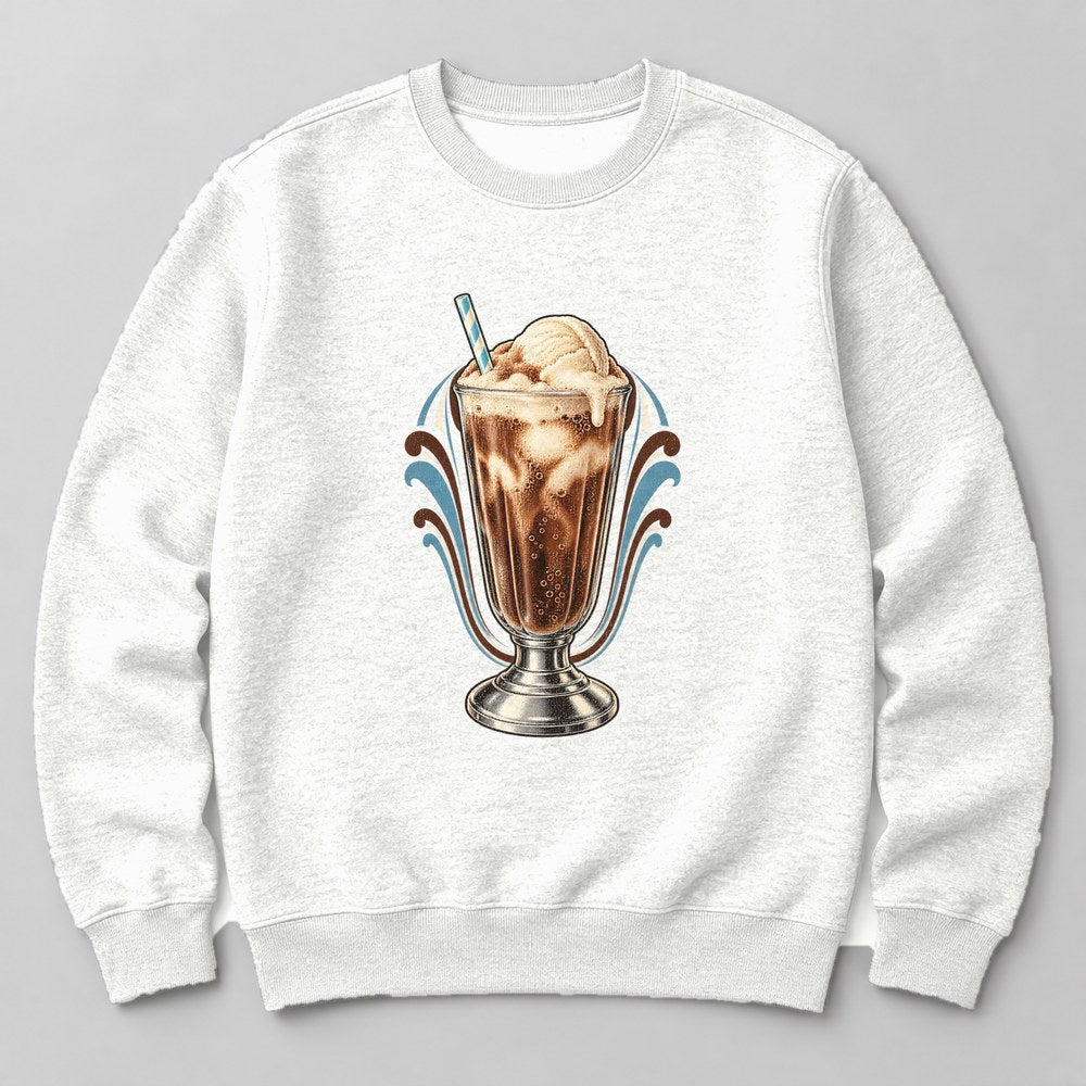 Soda Fountain Sweatshirt in White