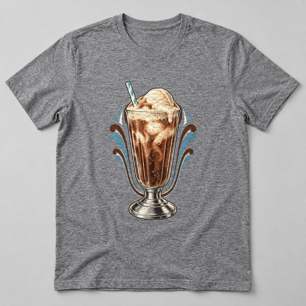 Soda Fountain T-Shirt in Heather Grey