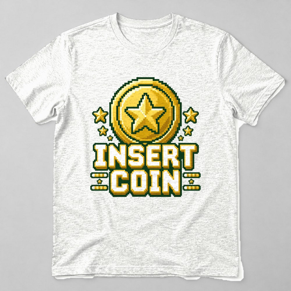 Insert Coin T-Shirt in White