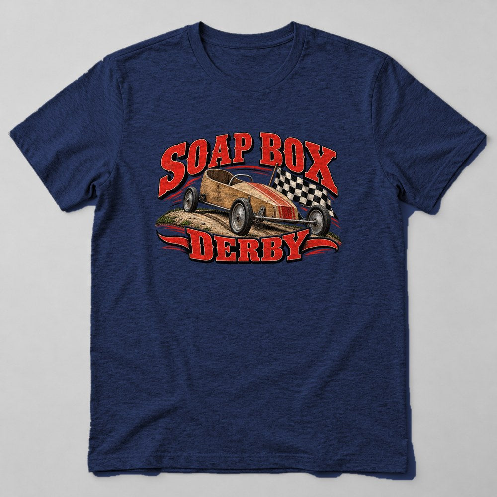 Soap Box Derby T-Shirt in Navy