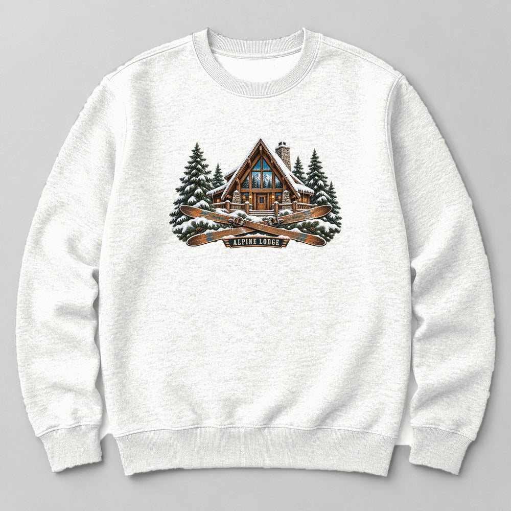 Alpine Lodge Sweatshirt in White