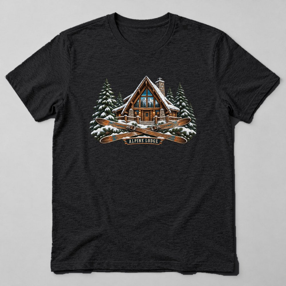 Alpine Lodge T-Shirt in Black
