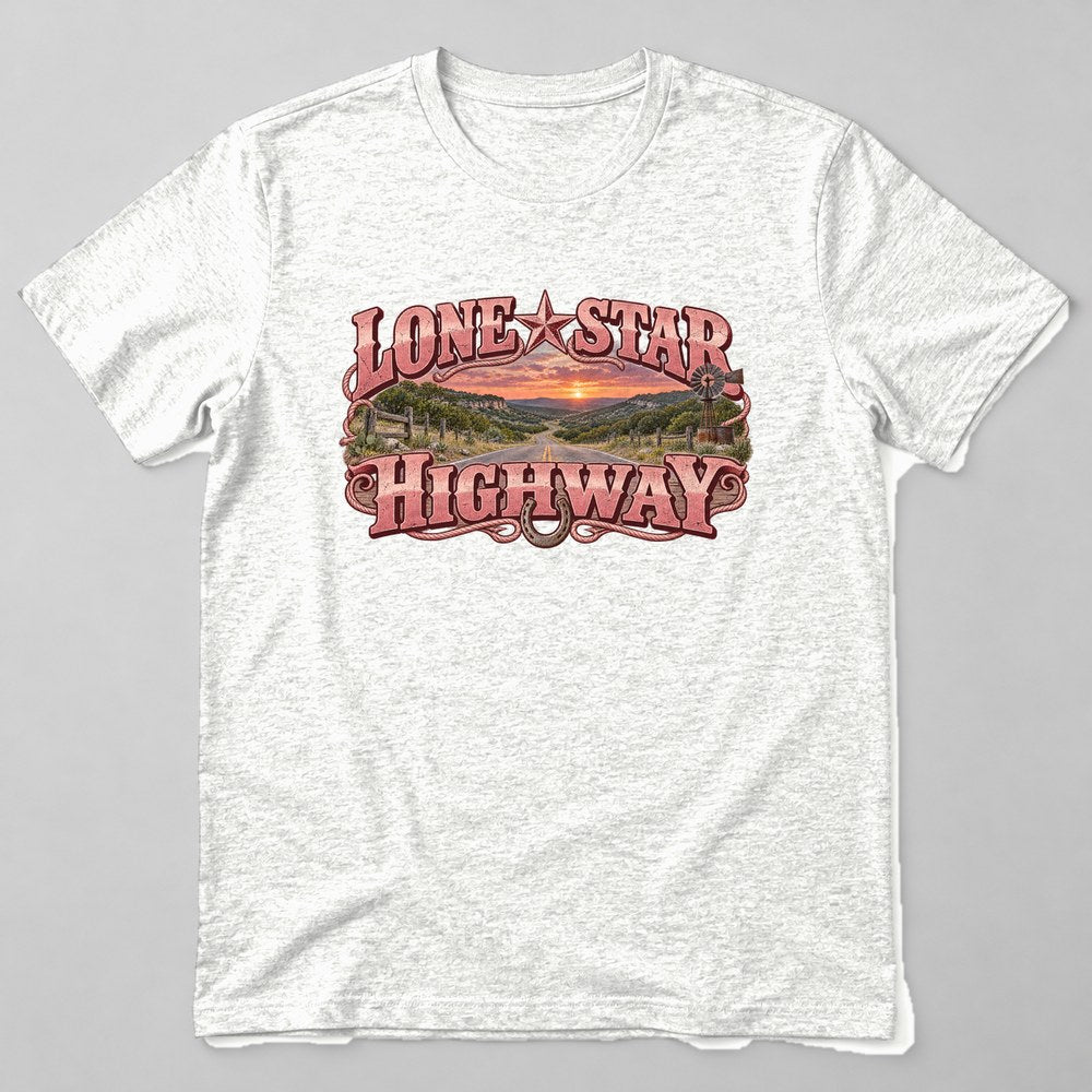 Lone Star Highway T-Shirt in White