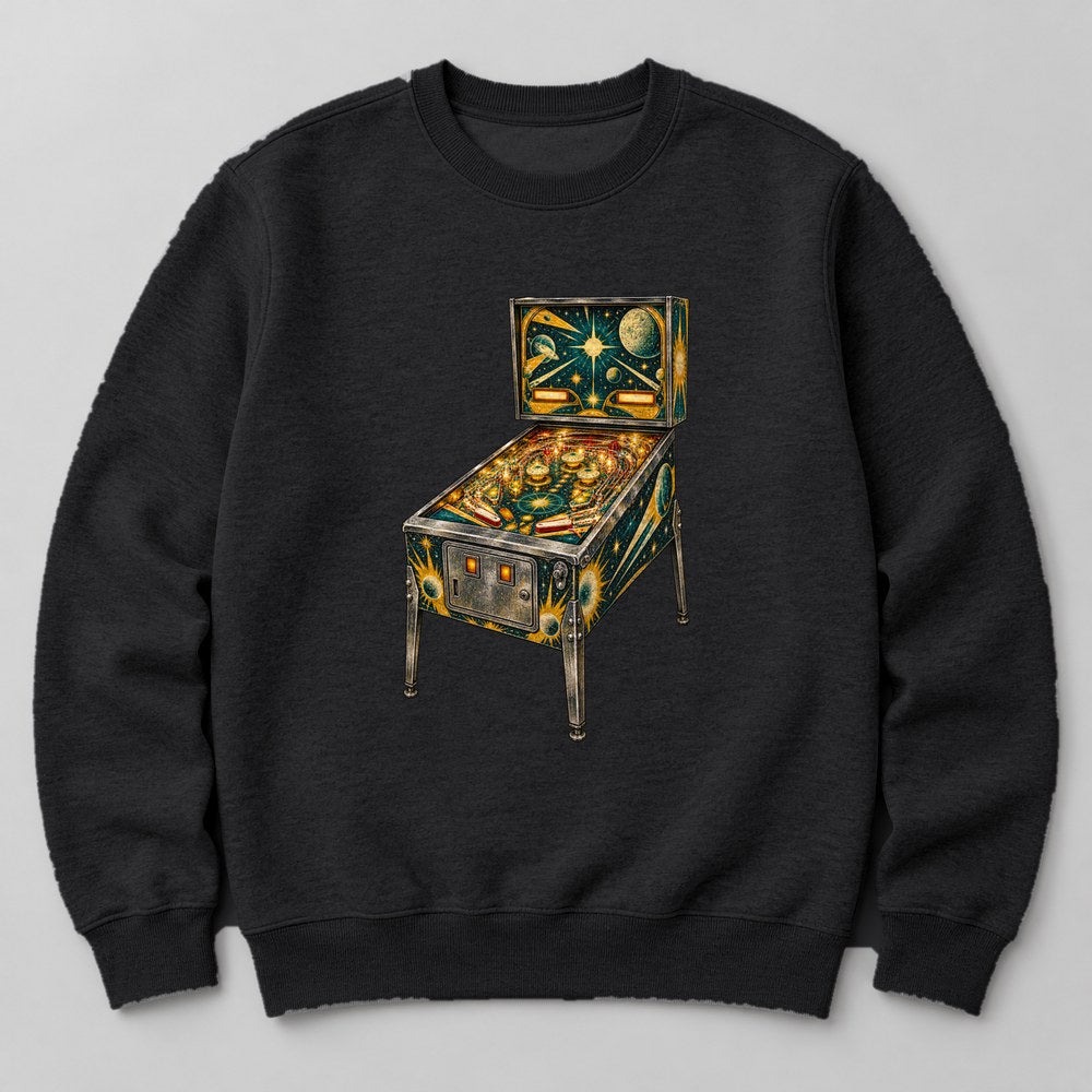 Vintage Pinball Sweatshirt in Black