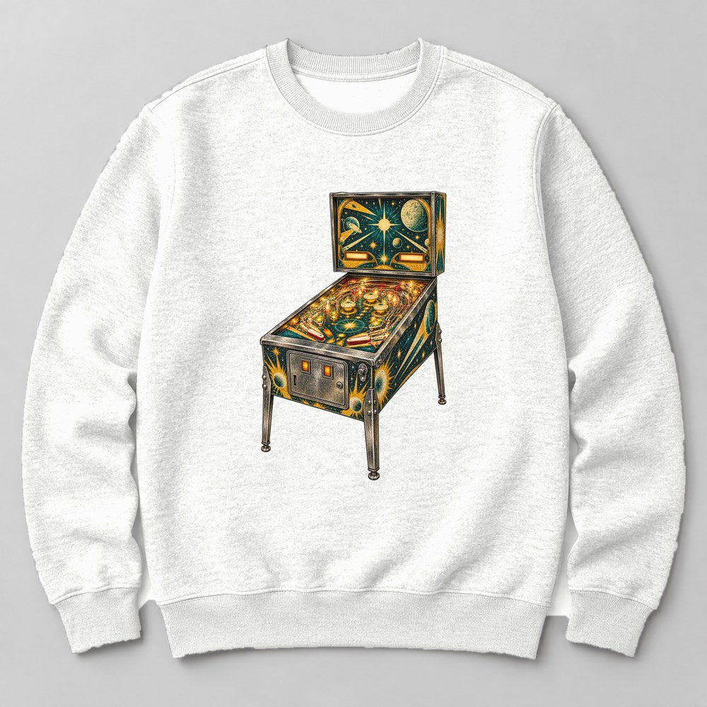 Vintage Pinball Sweatshirt in White