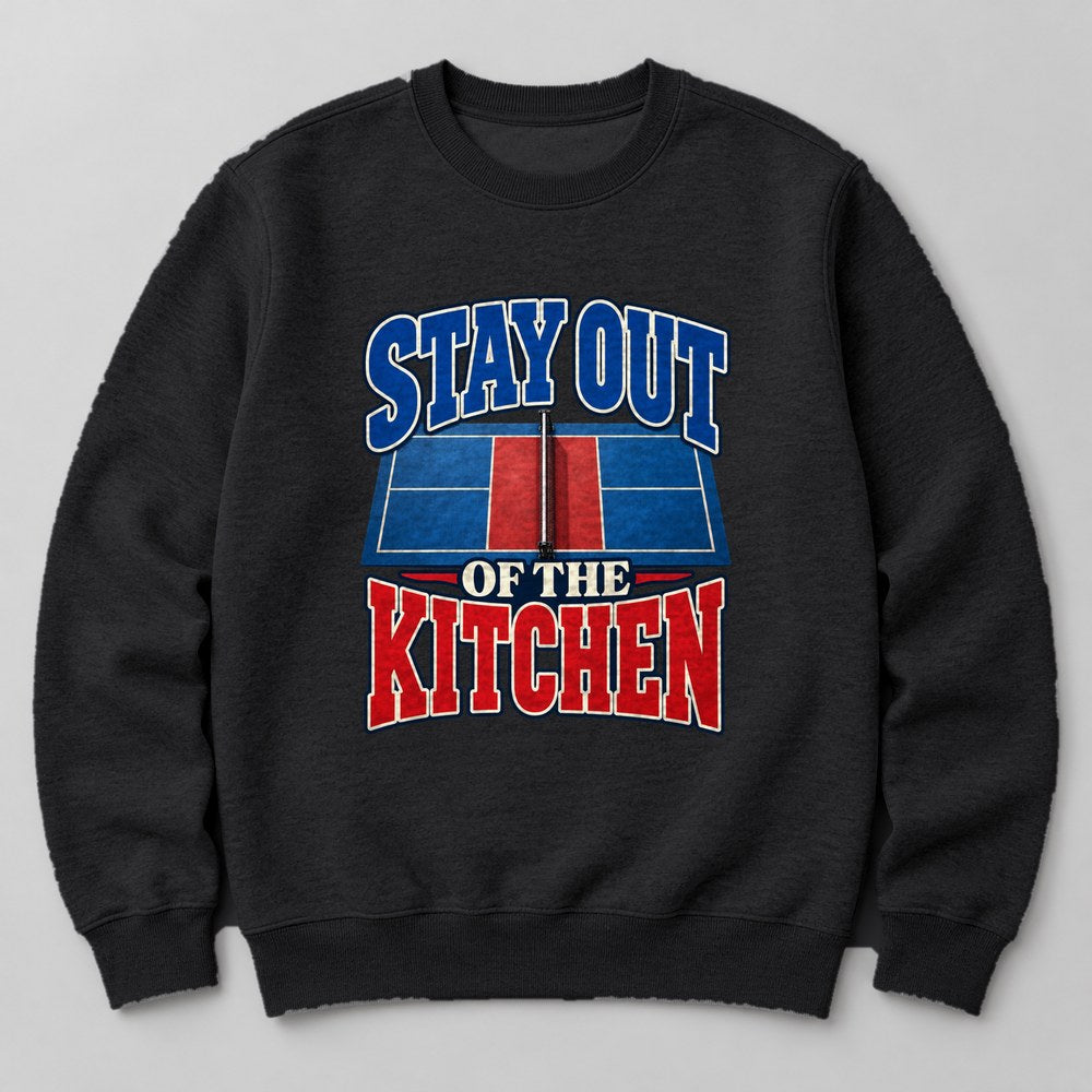 Stay Out of the Kitchen Sweatshirt in Black