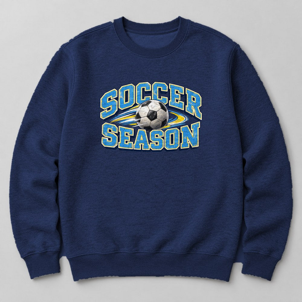 Soccer Season Sweatshirt in Navy