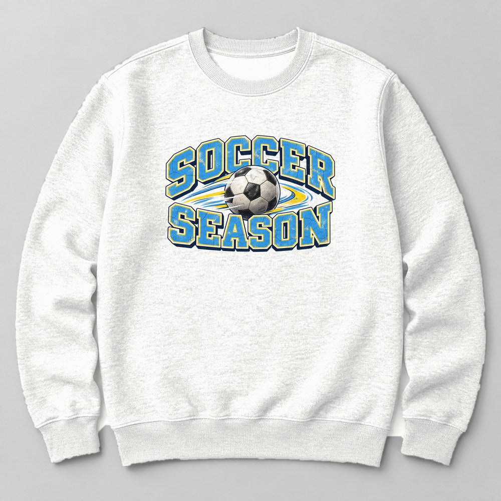 Soccer Season Sweatshirt in White