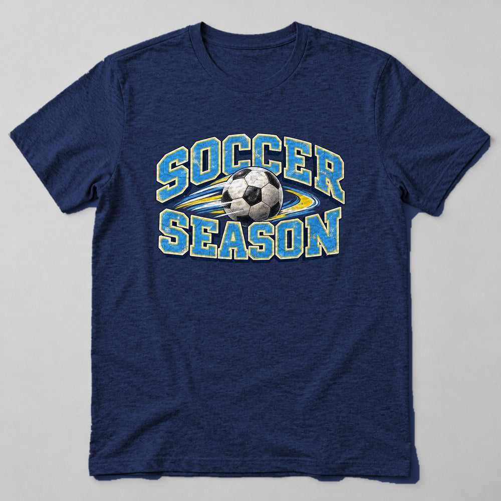 Soccer Season T-Shirt in Navy