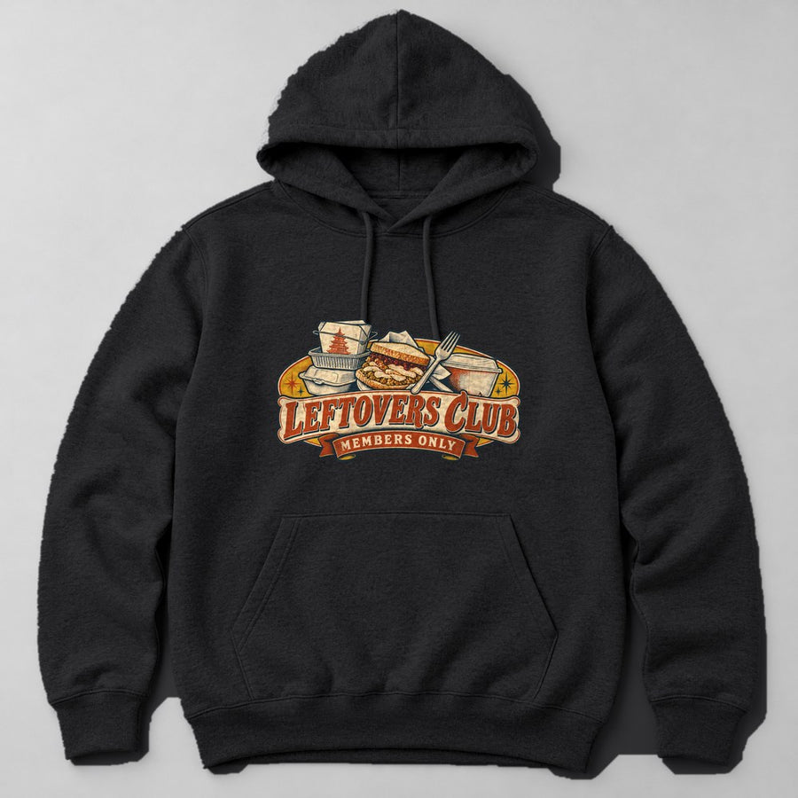 Leftovers Club Members Only Hoodie in Black
