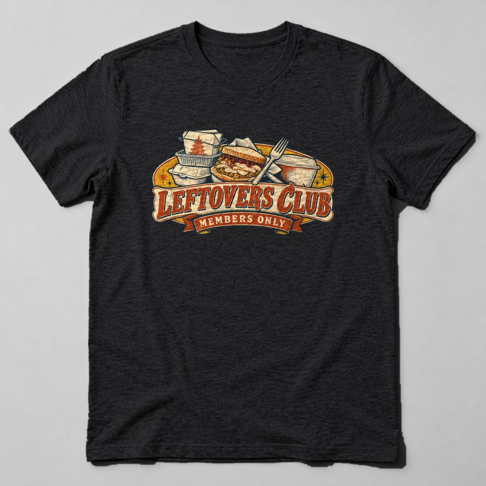 Leftovers Club Members Only T-Shirt in Black