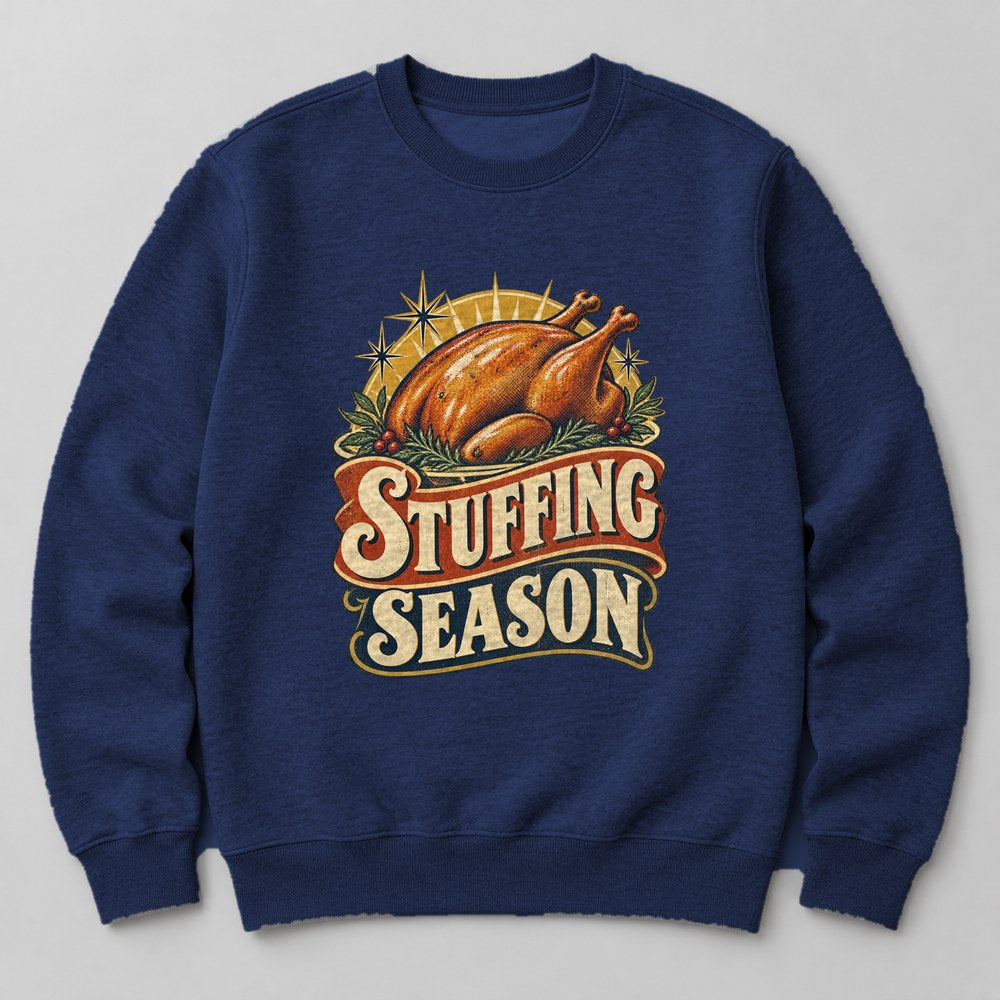 Stuffing Season Sweatshirt in Navy