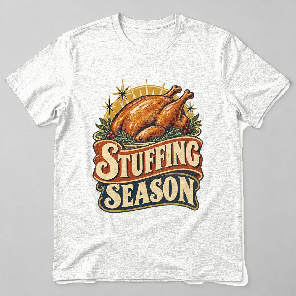 Stuffing Season T-Shirt in White