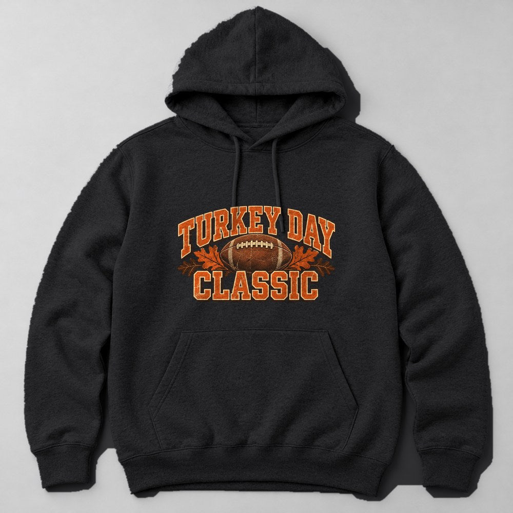 Turkey Day Classic Hoodie in Black