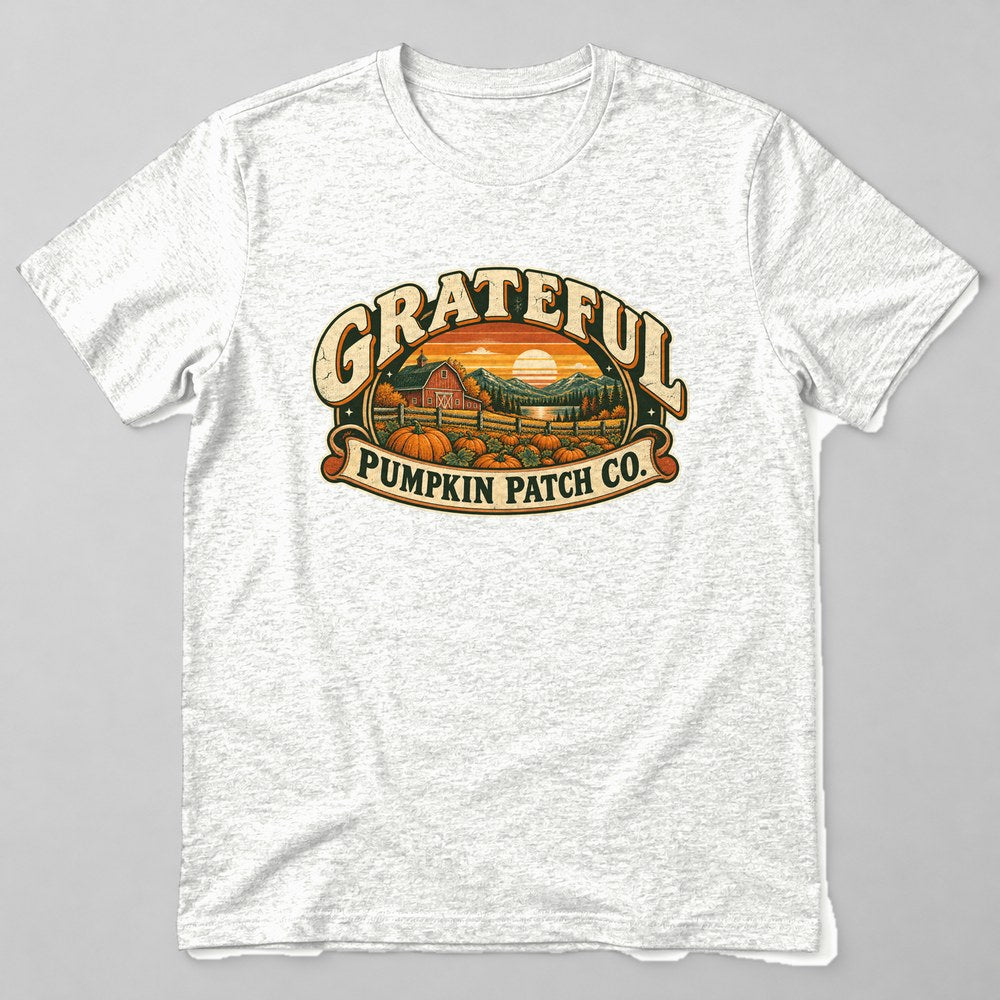 Grateful Pumpkin Patch Co. T-Shirt in White