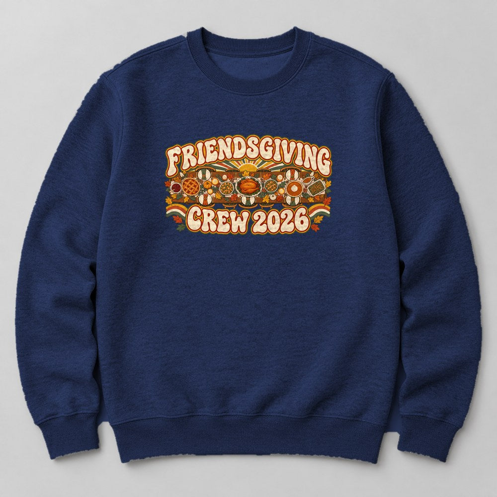 Friendsgiving Crew 2026 Sweatshirt in Navy