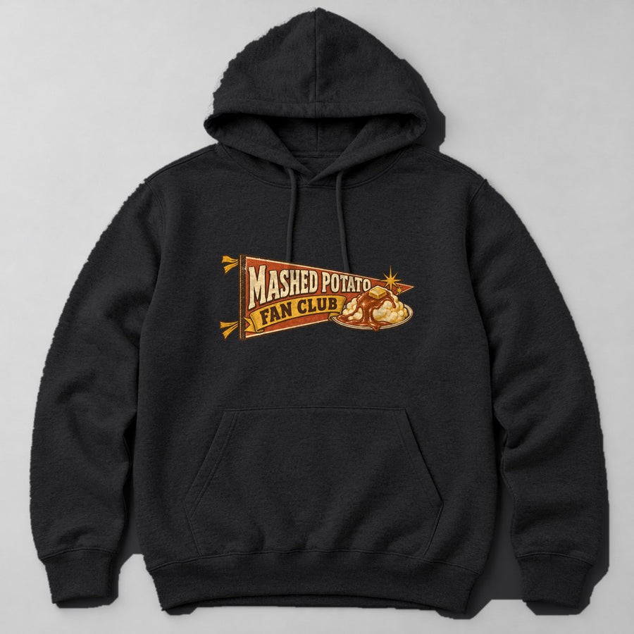 Mashed Potato Fan Club Hoodie in Black