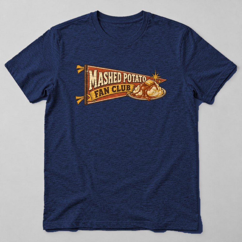 Mashed Potato Fan Club T-Shirt in Navy
