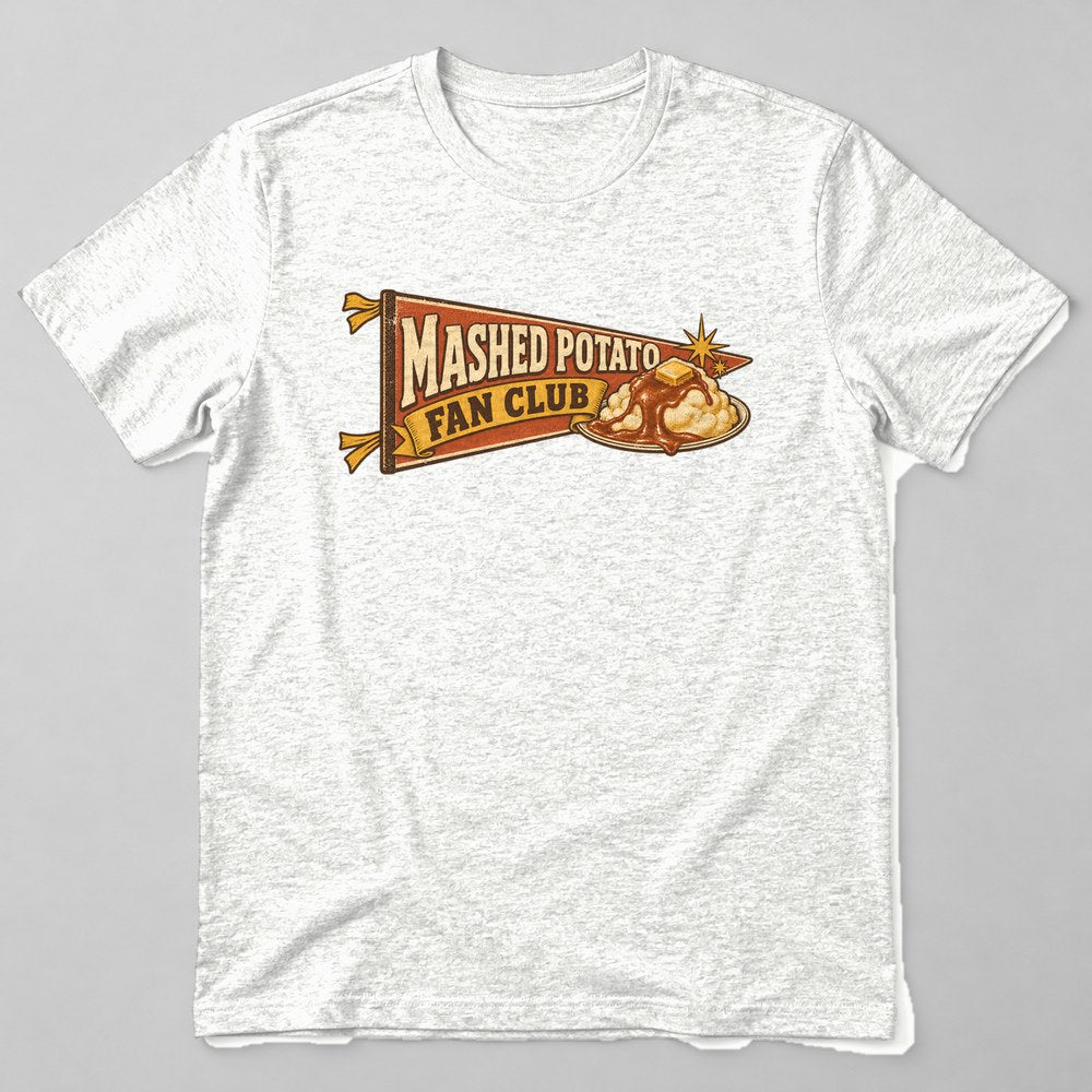 Mashed Potato Fan Club T-Shirt in White