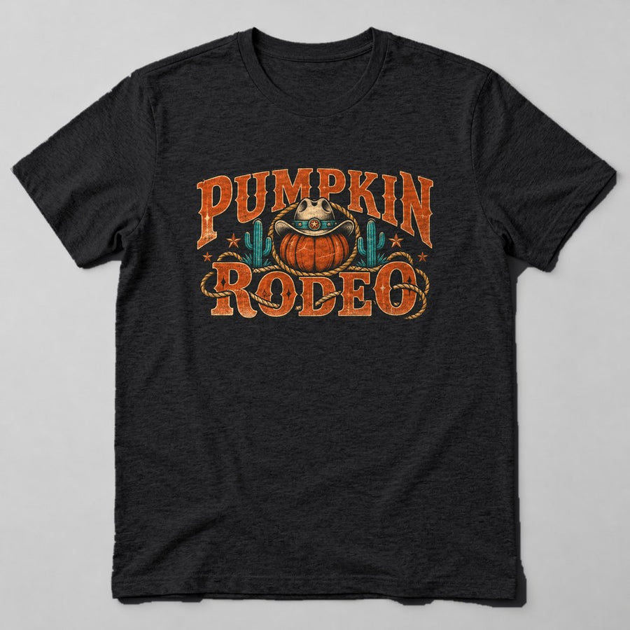 Pumpkin Rodeo T-Shirt in Black