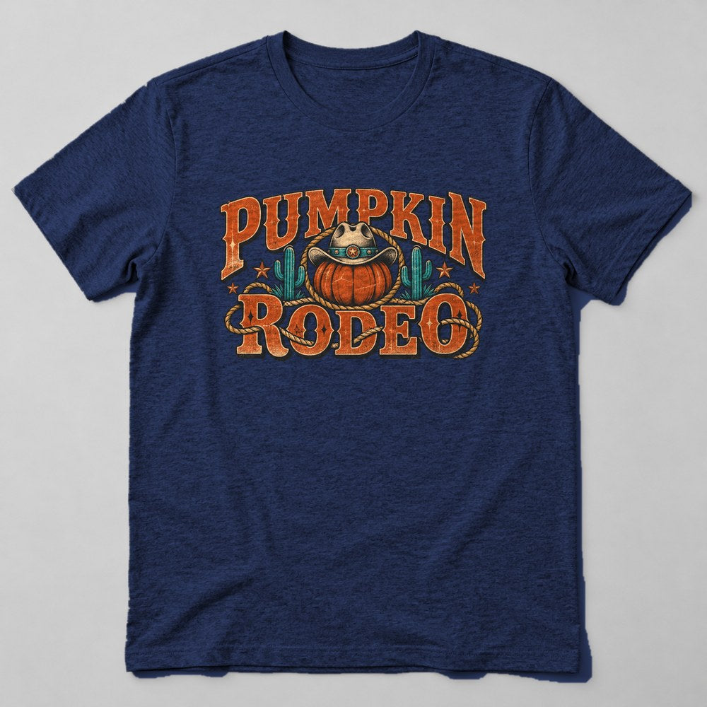 Pumpkin Rodeo T-Shirt in Navy