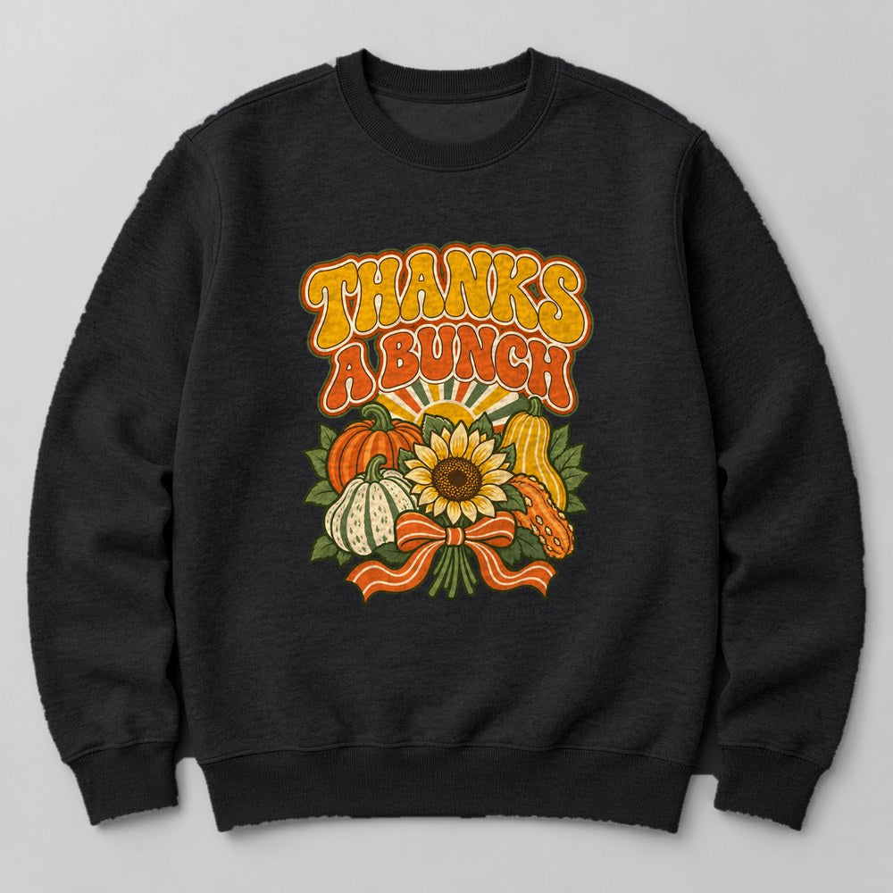 Thanks a Bunch Sweatshirt in Black