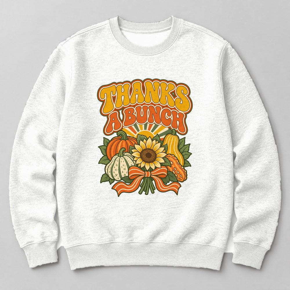 Thanks a Bunch Sweatshirt in White