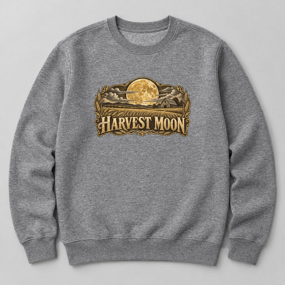 Harvest Moon Sweatshirt in Heather Grey
