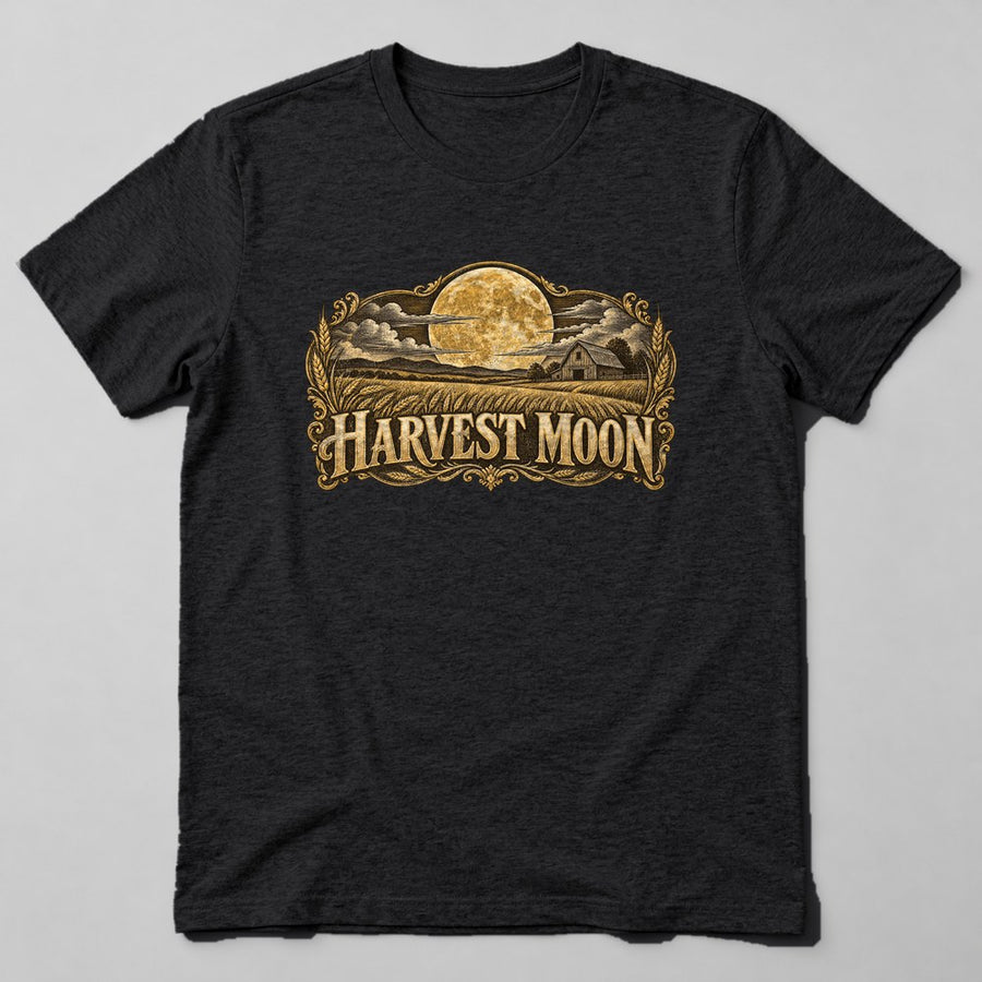 Harvest Moon T-Shirt in Black