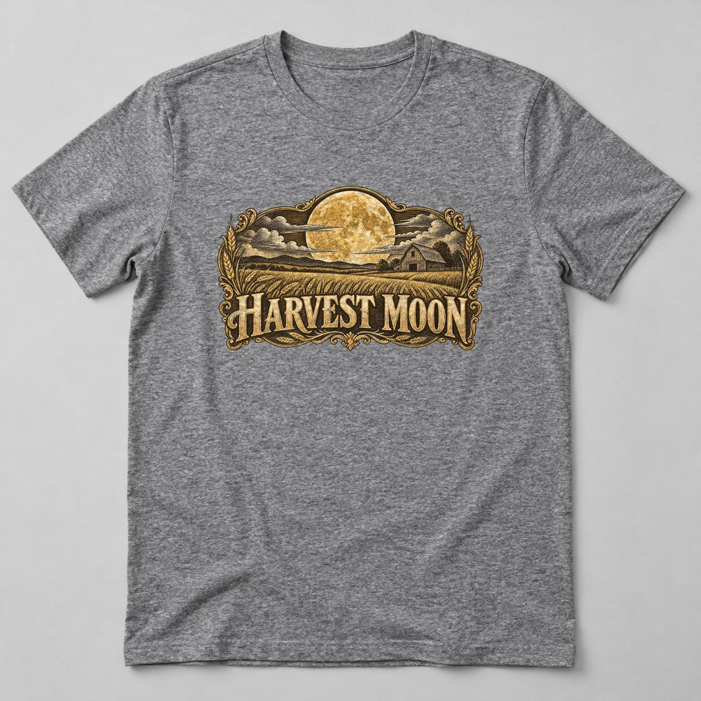 Harvest Moon T-Shirt in Heather Grey