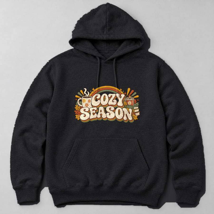 Cozy Season Hoodie in Black