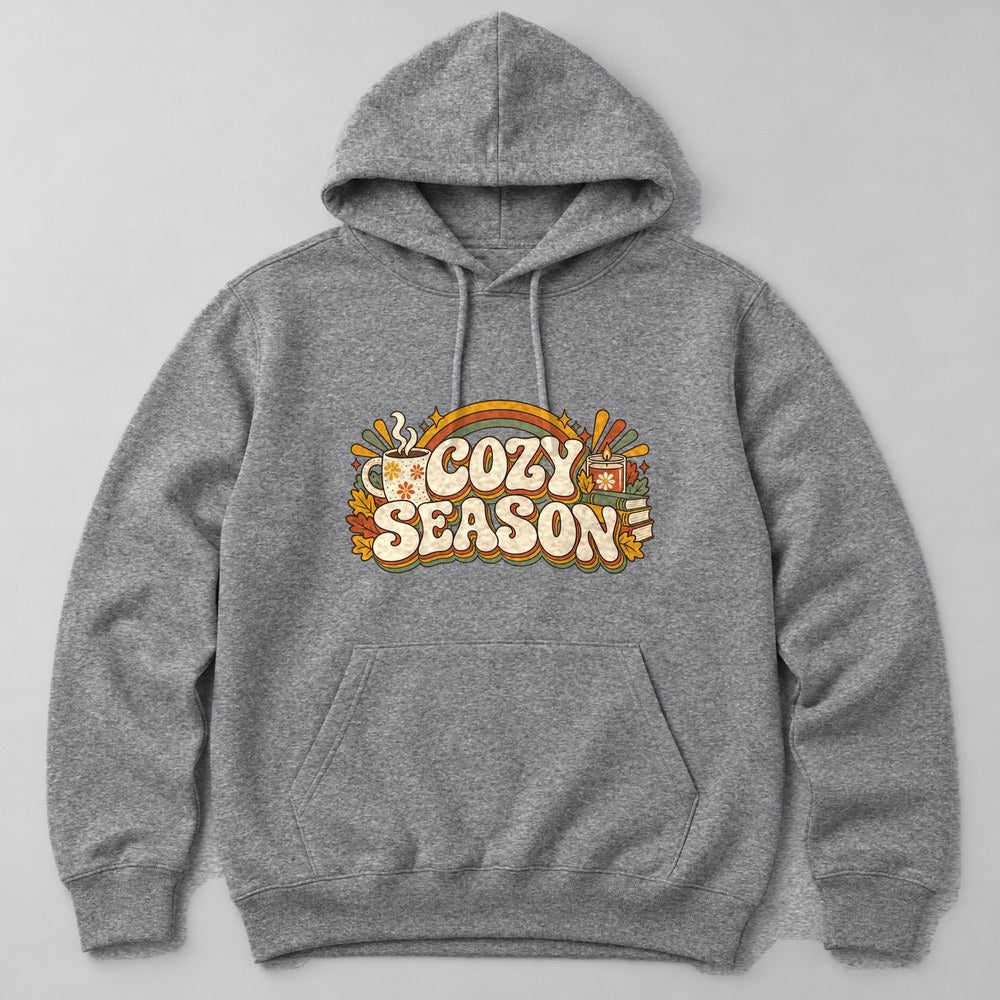 Cozy Season Hoodie in Heather Grey