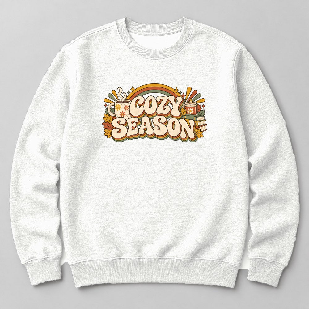Cozy Season Sweatshirt in White
