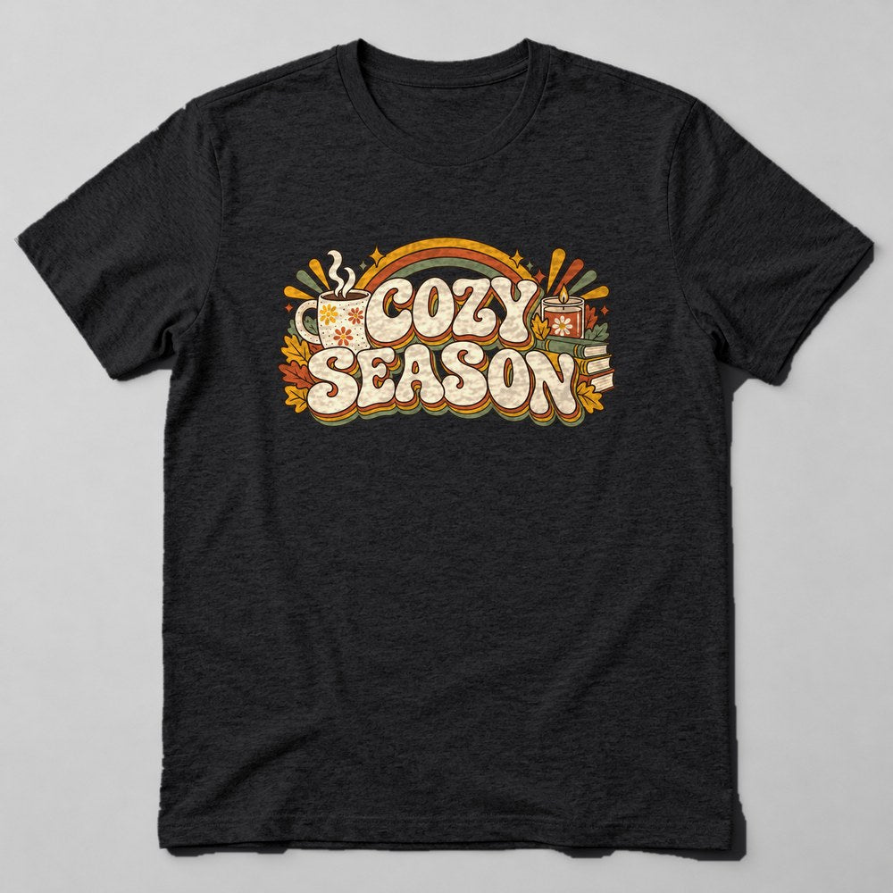 Cozy Season T-Shirt in Black