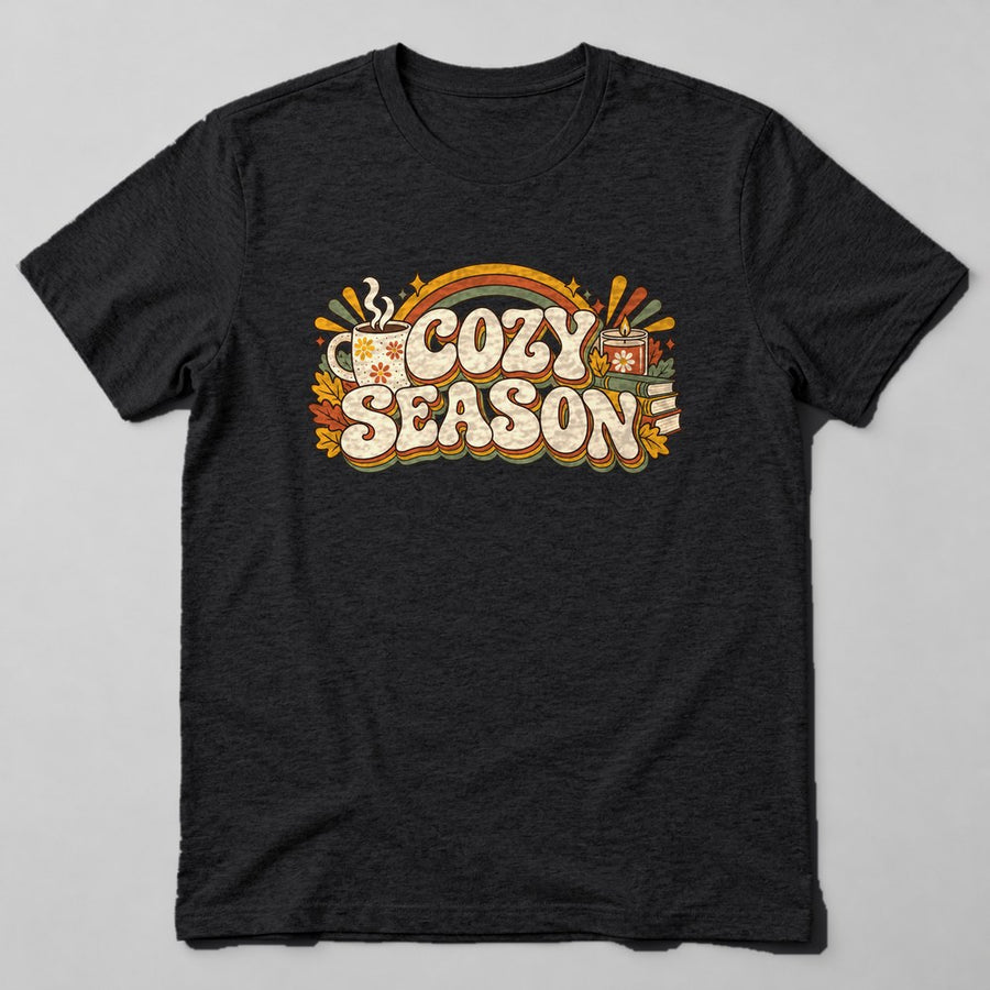 Cozy Season T-Shirt in Black
