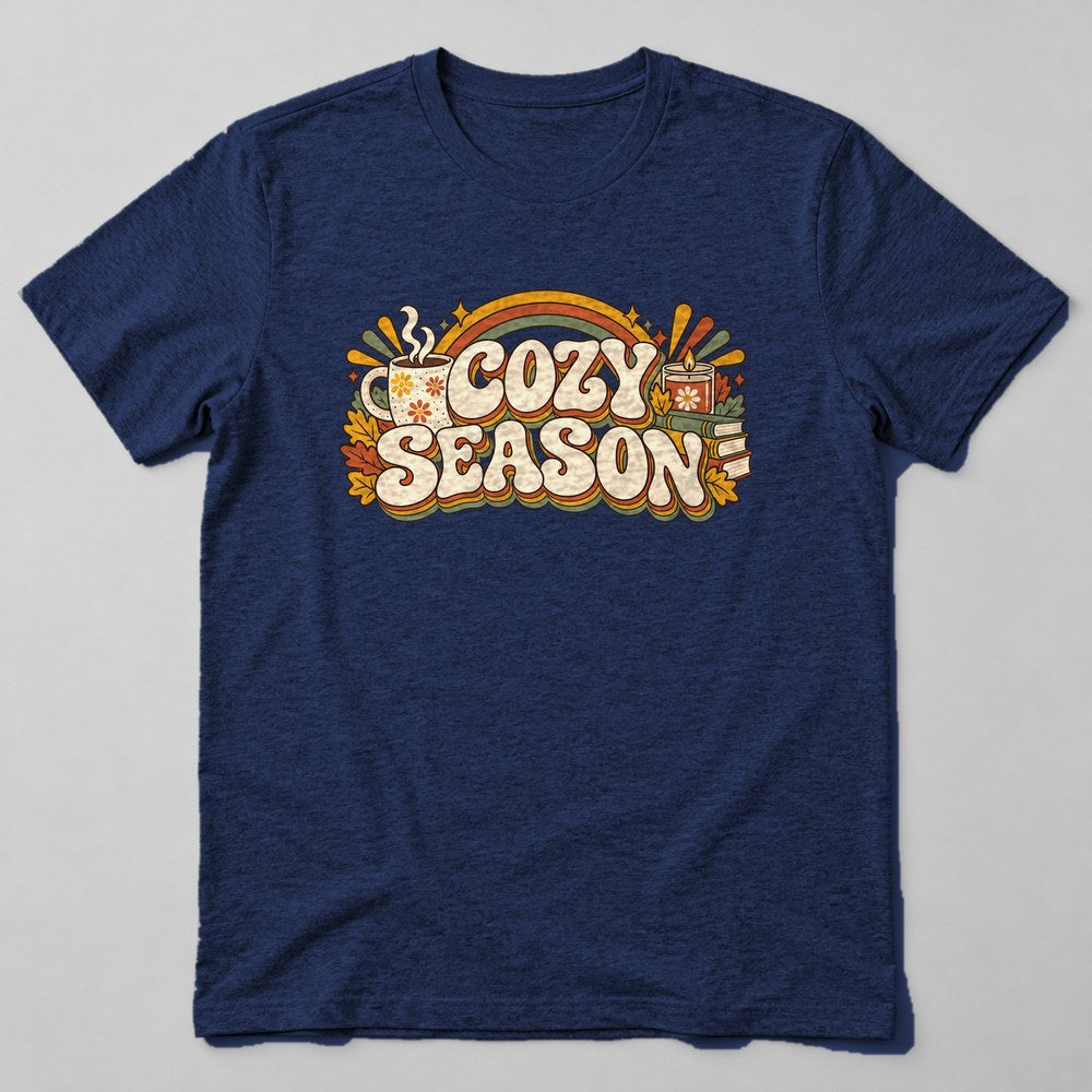 Cozy Season T-Shirt in Navy