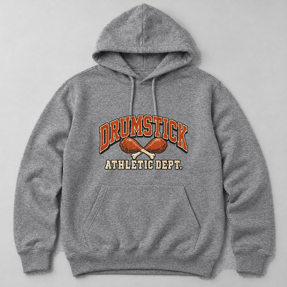 Drumstick Athletic Dept. Hoodie in Heather Grey