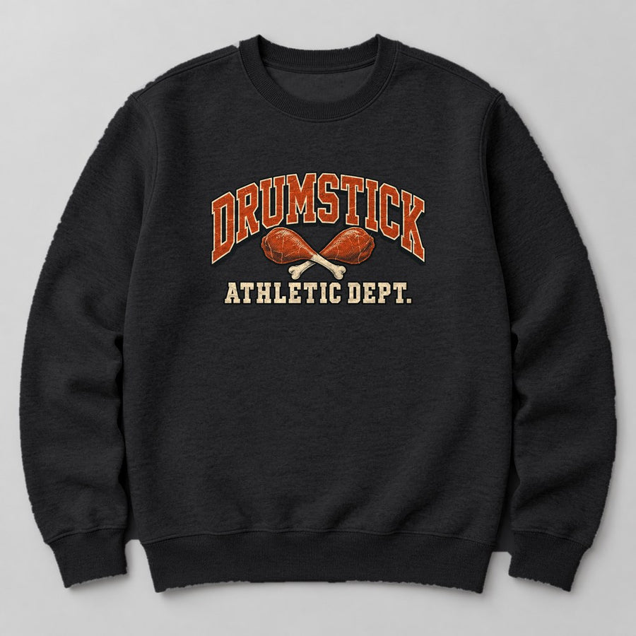 Drumstick Athletic Dept. Sweatshirt in Black