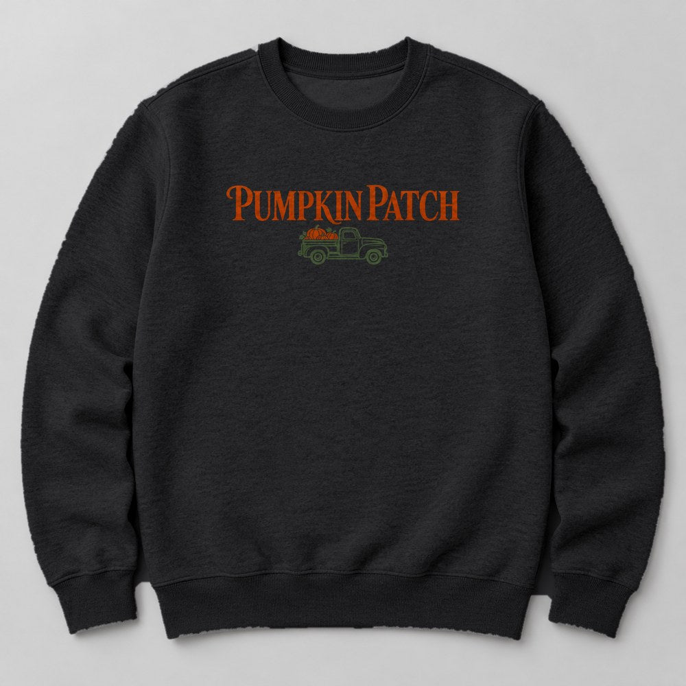 Pumpkin Patch Sweatshirt in Black