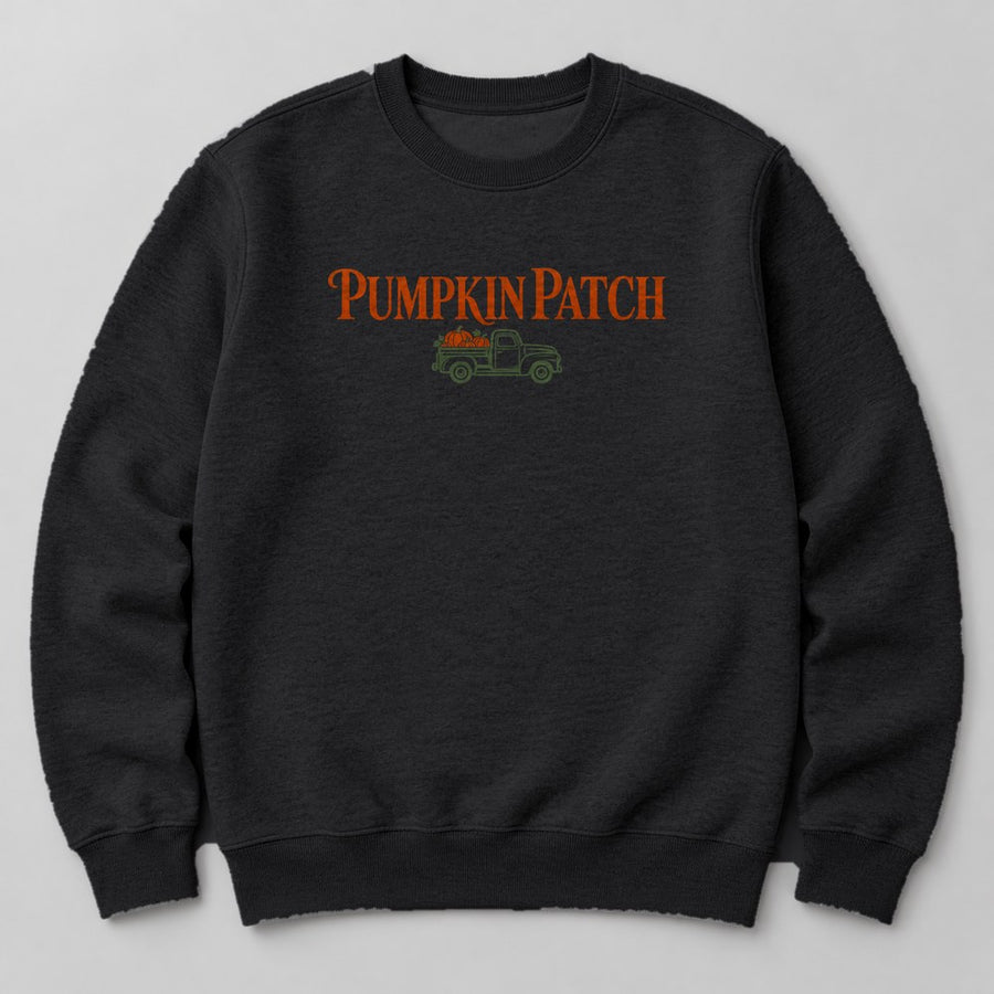 Pumpkin Patch Sweatshirt in Black
