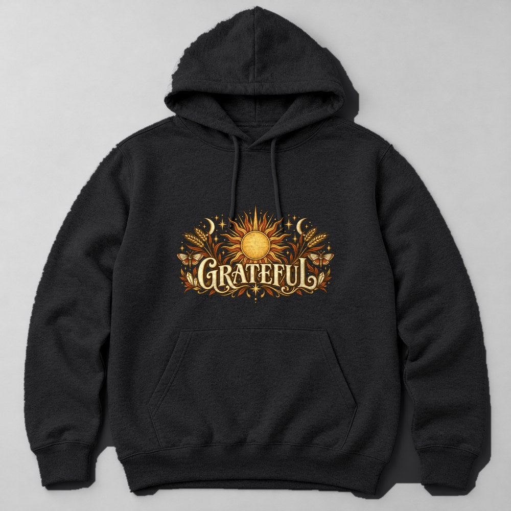 Grateful Hoodie in Black